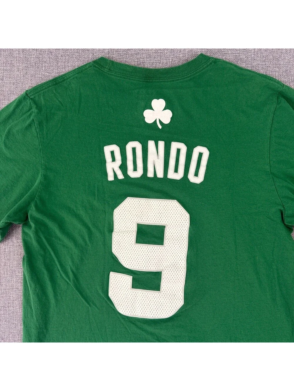 Adidas Boston Celtics Rajon Rondo T-Shirt Mens M Green NBA Tee
